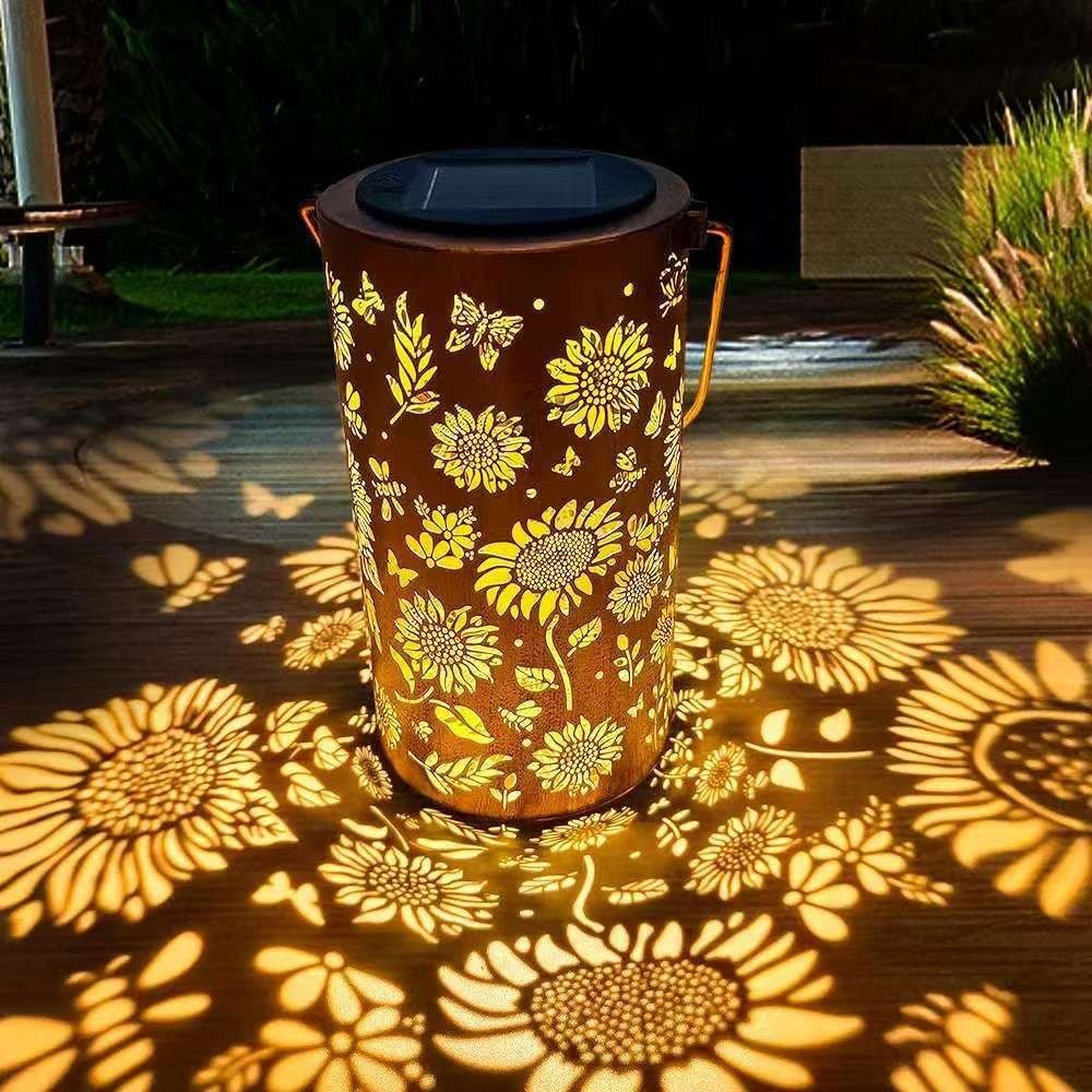Outdoor Lighting Decoration - Zonnebloemlicht en schaduwlamp Waterdicht buitenlicht op