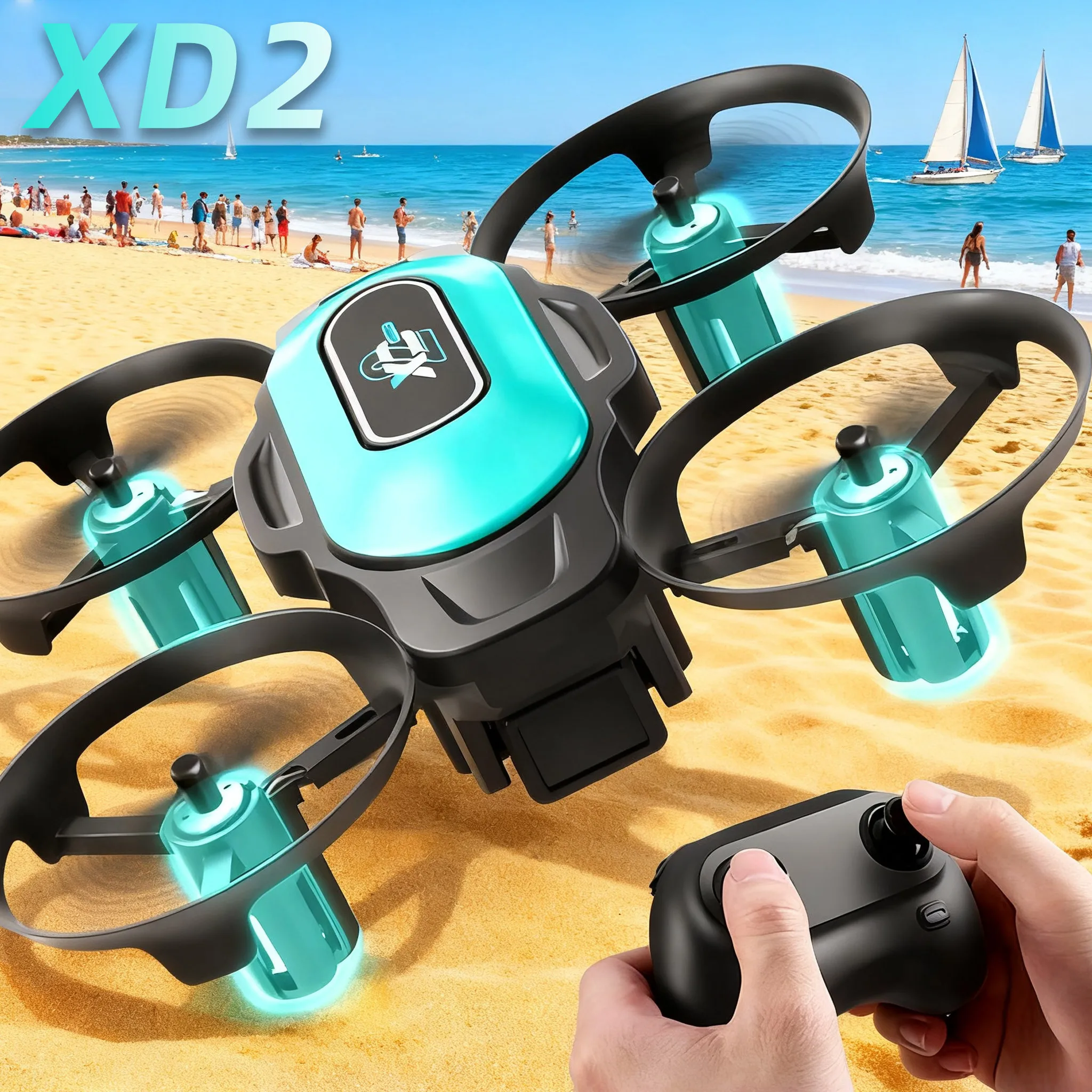 Outdoor Lighting Box - XD2 Mini Drone, 360 ° Stuntflips,