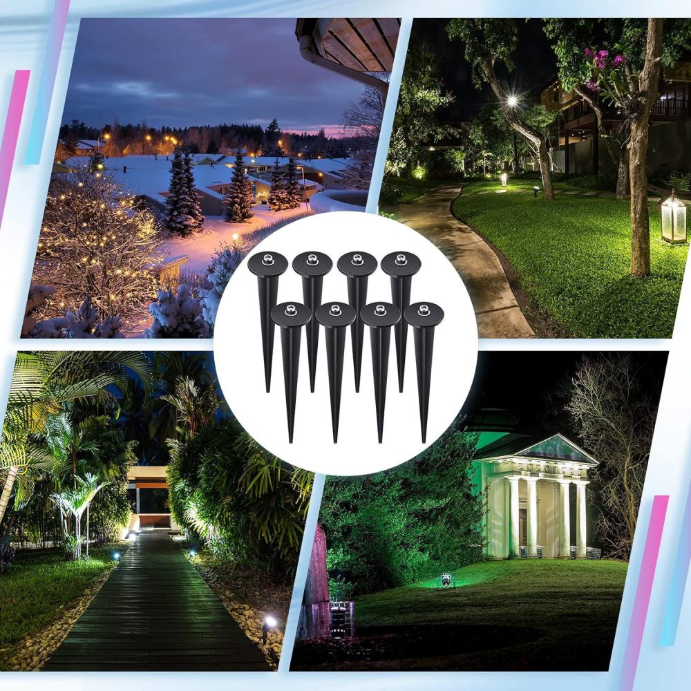 Outdoor Lighting Ground Fixtures - Premium aluminium schijnwerper met grondpen voor