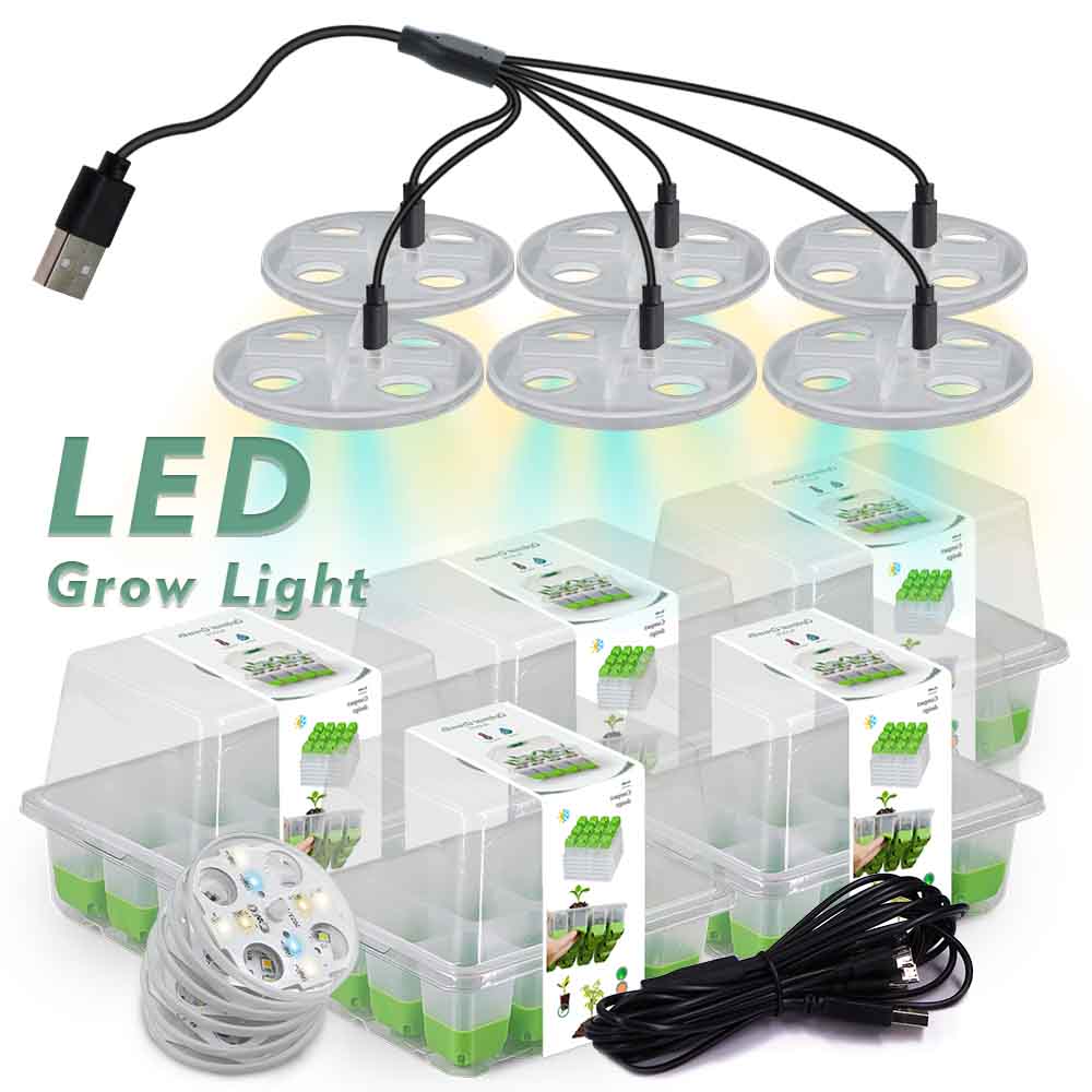 Outdoor Lighting Box - LED-groeilicht Zaailing Starter Tray Kit met