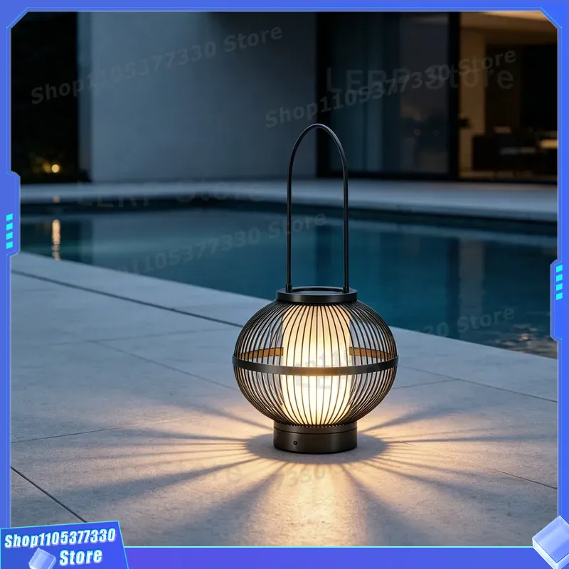 Outdoor Zen Lighting - Draagbare, waterdichte buitenlamp voor gazon, oplaadbare