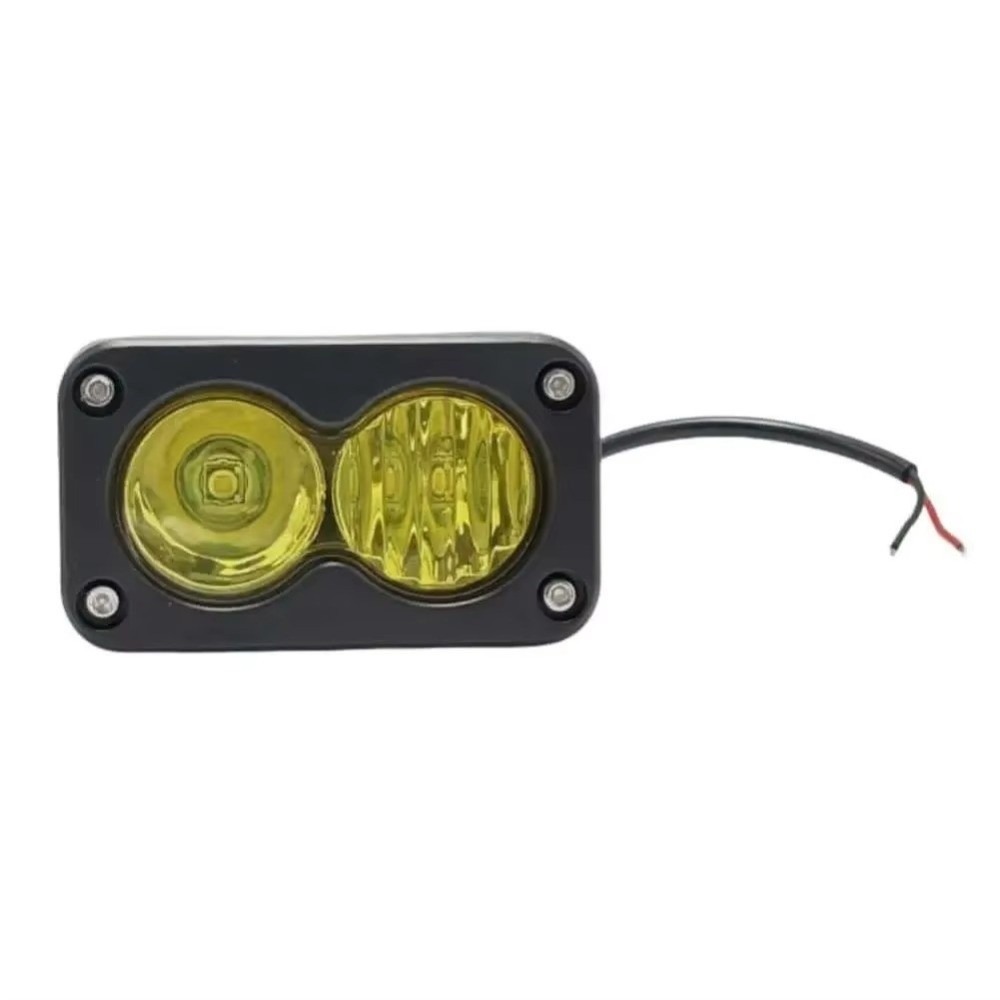 Outdoor Lighting Yellow - Superheldere 3 inch LED-spot wit/geel rijlicht
