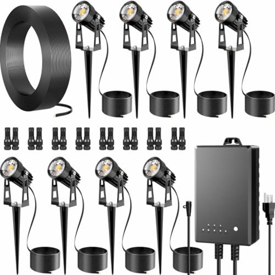 Outdoor Lighting Kits Low Voltage - All-in-One buitenverlichtingsset met lage spanning, LED-tuinspots