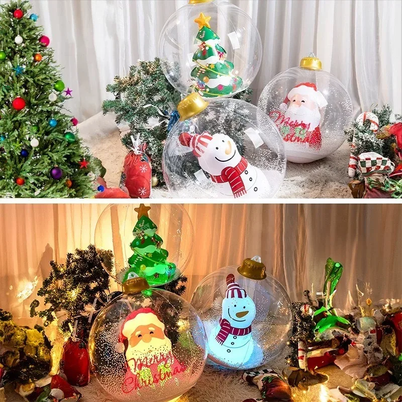 Outdoor Lighting Tree - Kerstballonnen 2026 voor buiten, met oplichtende