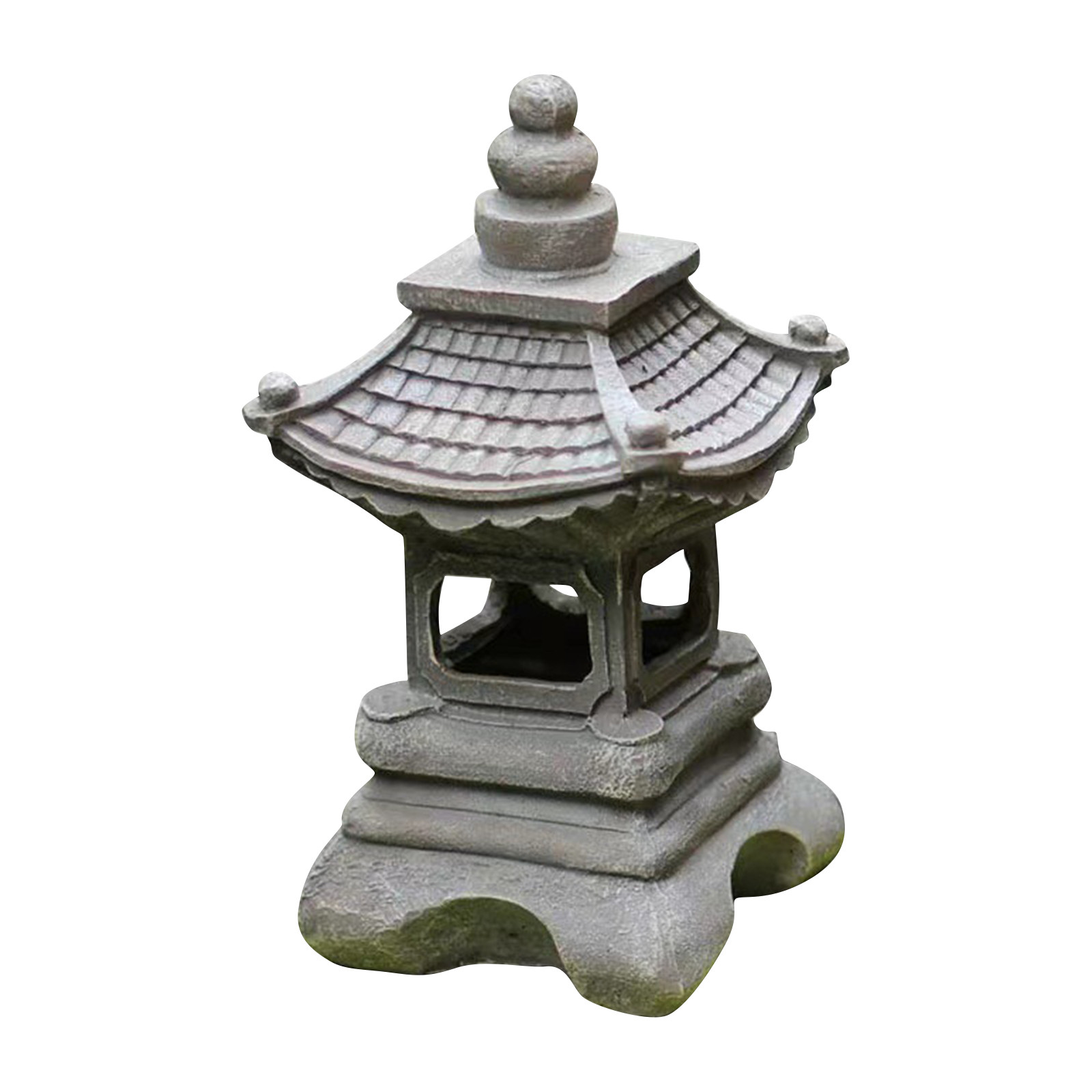 Outdoor Zen Lighting - Pagode Standbeelden Outdoor Zonne-energie Standbeeld Japanse