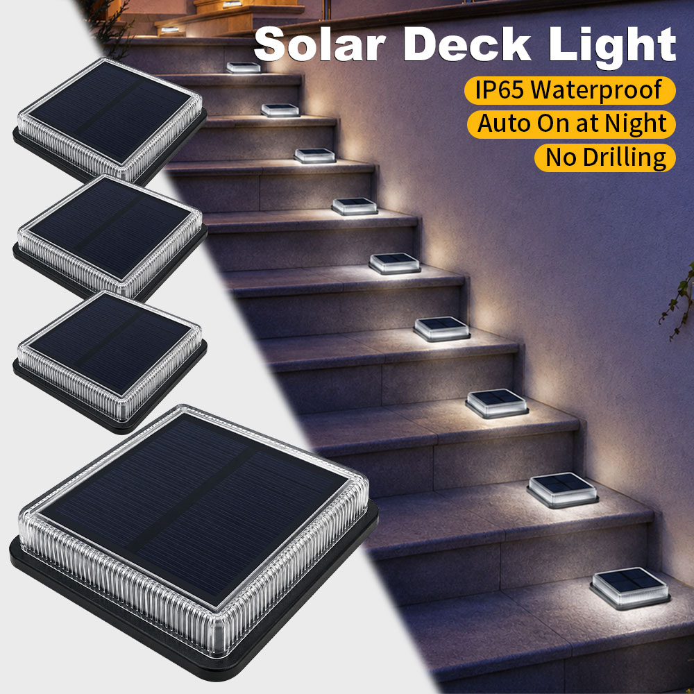 Outdoor Lighting Ground Fixtures - Solar Deck Light Outdoor Waterdichte landschapslamp