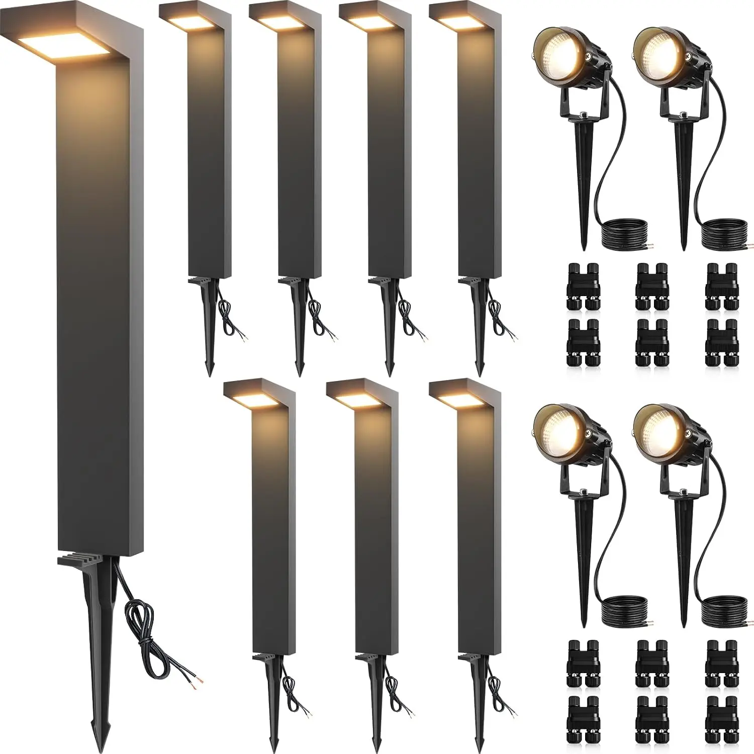 Outdoor Lighting Kits Low Voltage - LED Laagspannings Tuinverlichtingsset Buiten Waterdicht Laagspannings