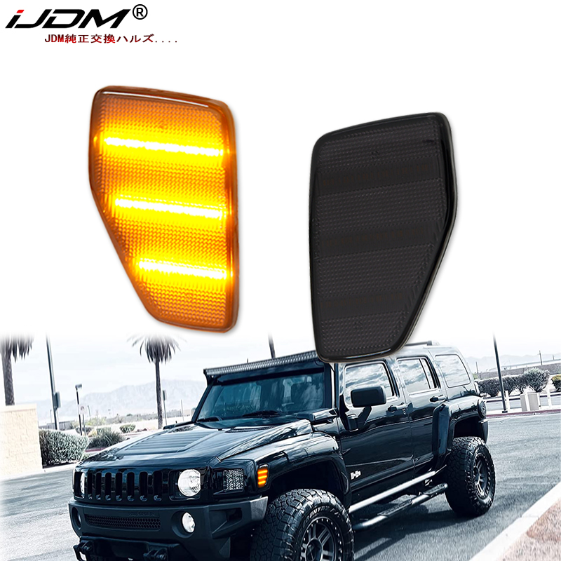 Outdoor Lighting Yellow - IJDM Auto Amber Triple-Row LED Strip