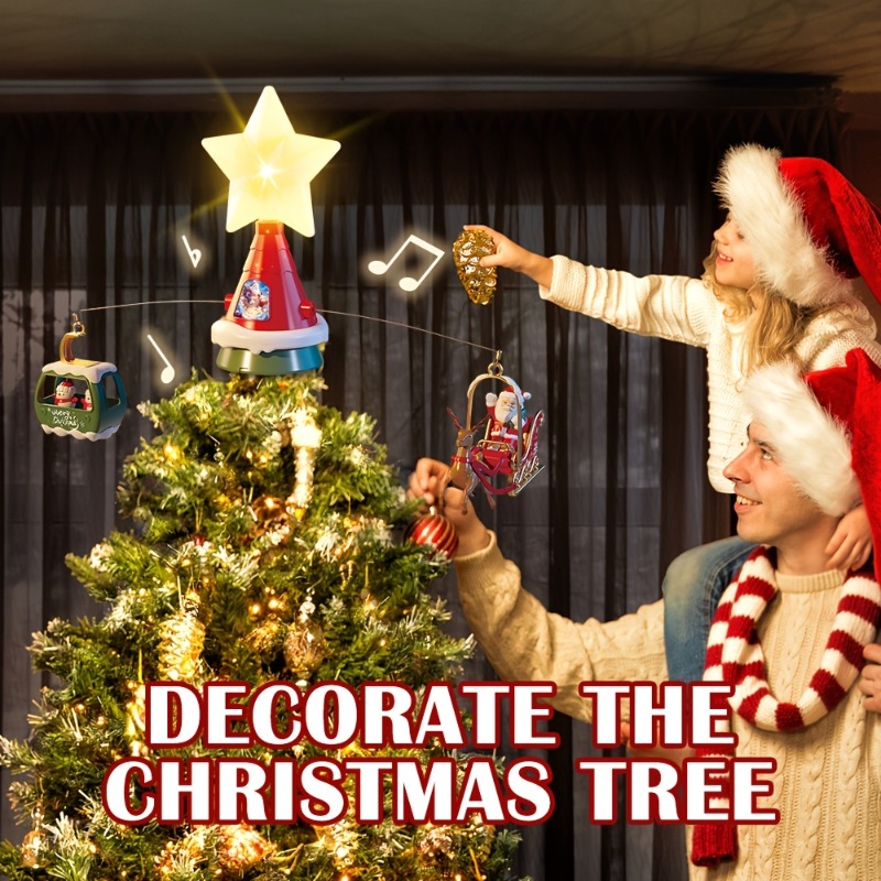 Kerstboom Top Roterende carrou - Outdoor Lighting Tree recensie en prijs