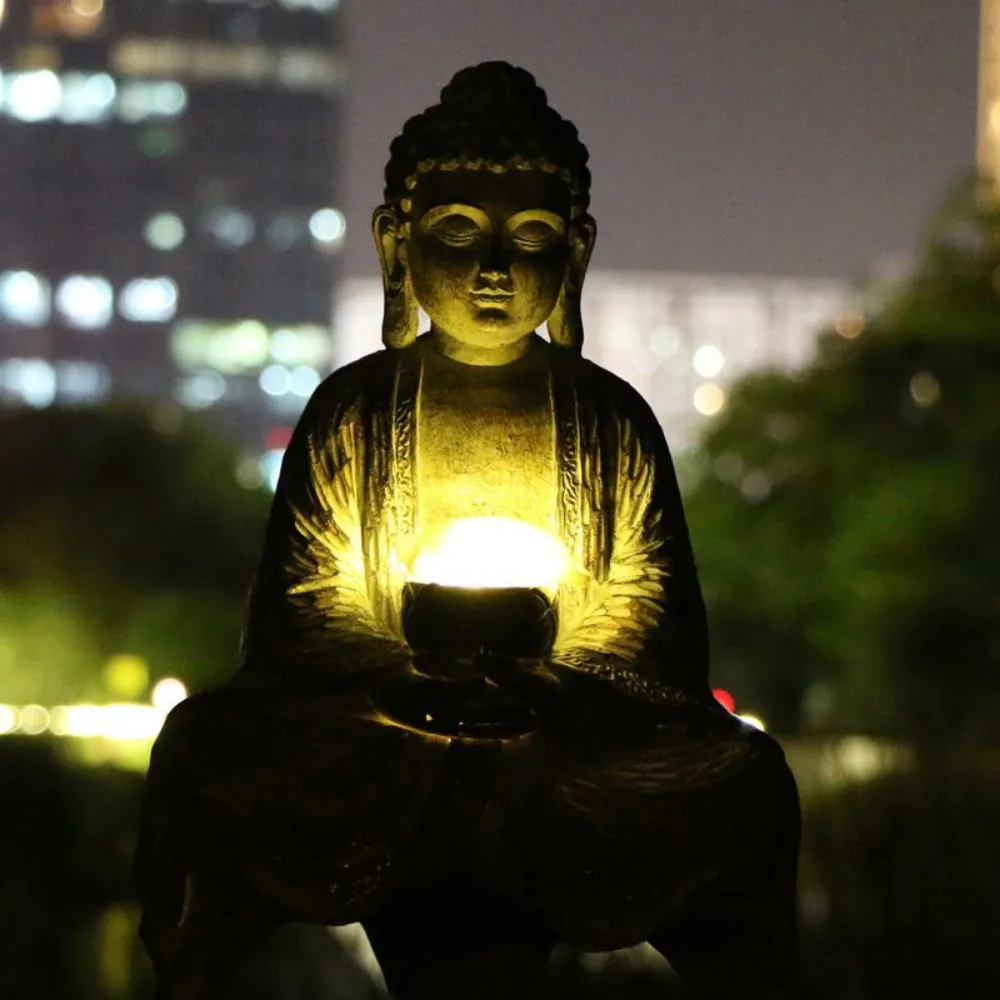 Outdoor Solar Boeddhabeeld Lic - Outdoor Zen Lighting recensie en prijs
