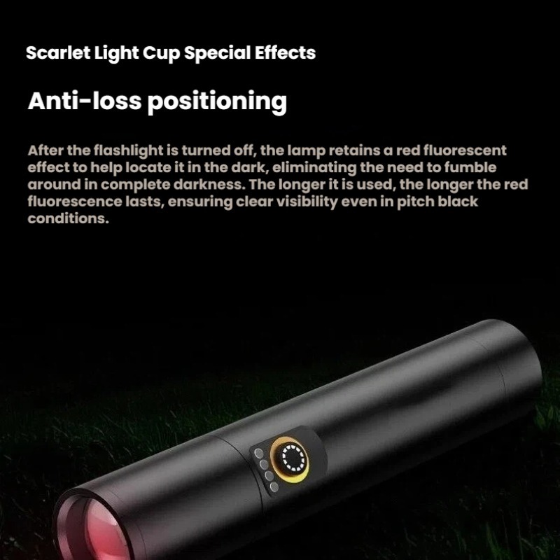 Sterk licht LED-zaklamp Type-C - Outdoor Lighting Types recensie en prijs