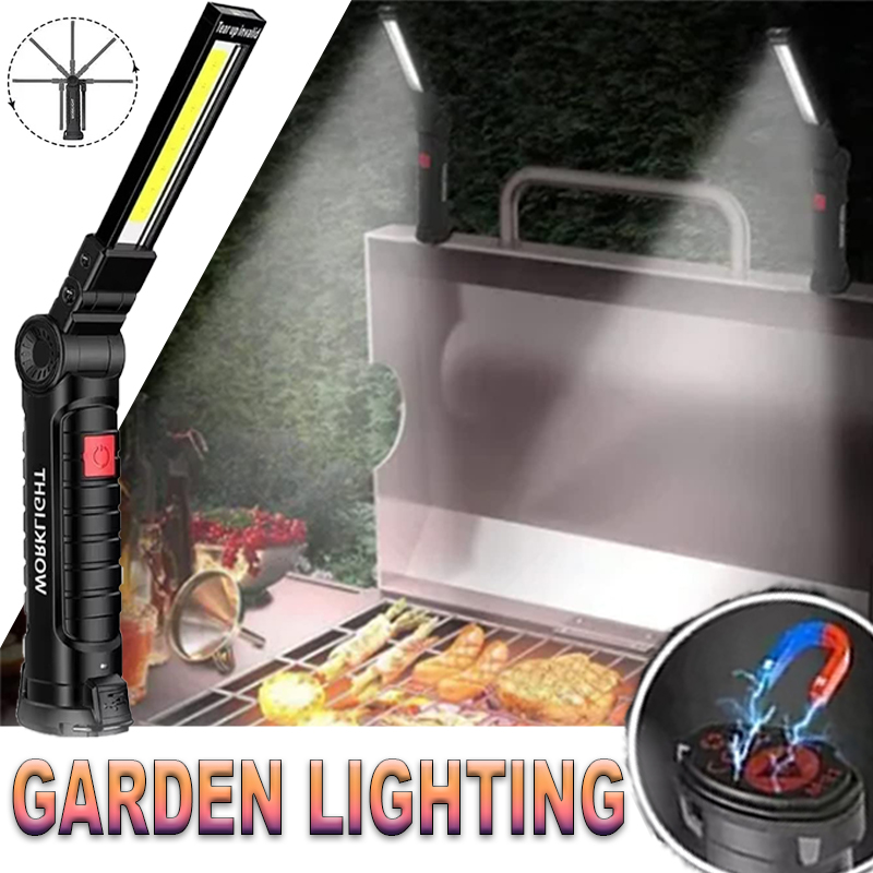 Draagbare LED-zaklamp met magn - Outdoor Lighting Types recensie en prijs