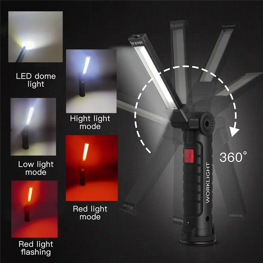 Draagbare COB LED-zaklamp USB  - Outdoor Lighting Usb recensie en prijs