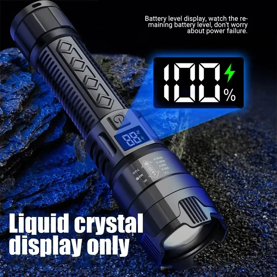 Tactische LED-zaklamp 2000LM U - Outdoor Lighting Usb recensie en prijs
