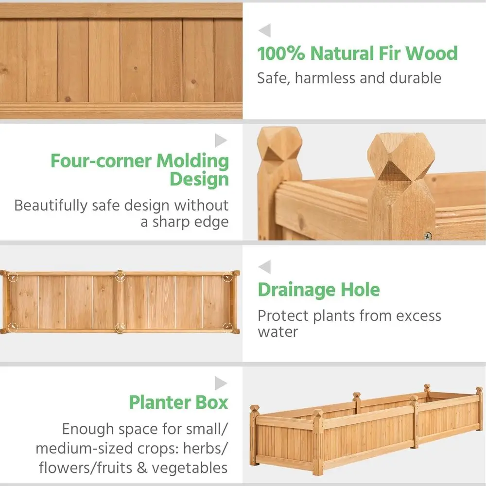 Lichtbruine houten verhoogde m - Outdoor Lighting Box recensie en prijs