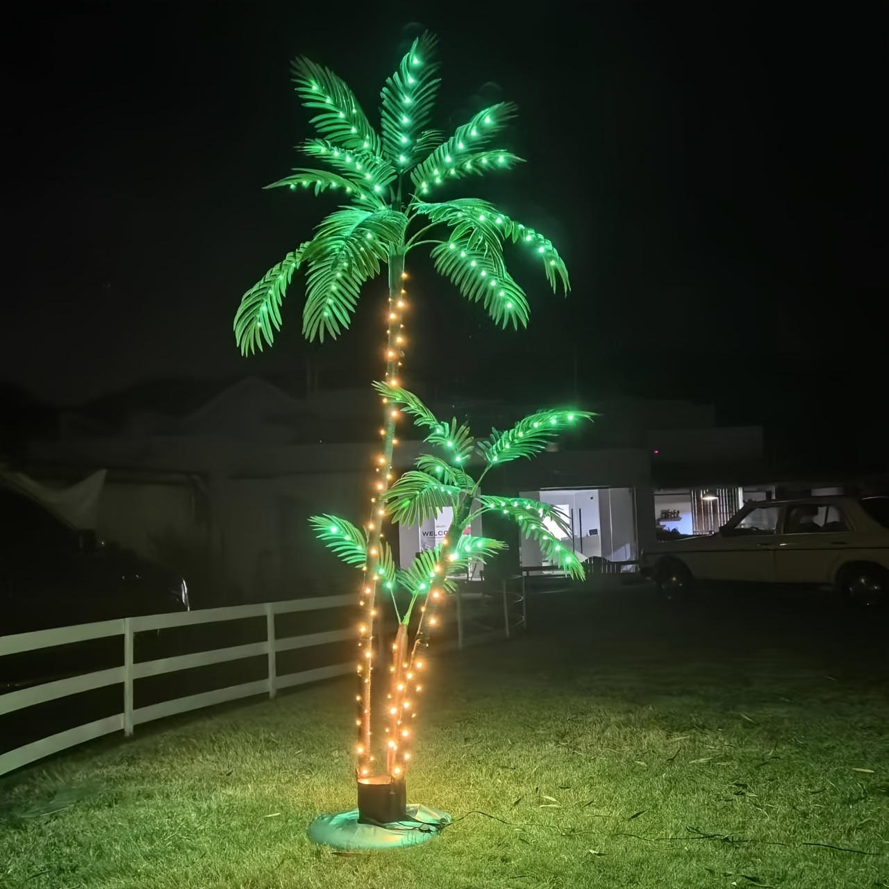 7ft zonne-verlichte kunstmatig - Outdoor Lighting Tree recensie en prijs
