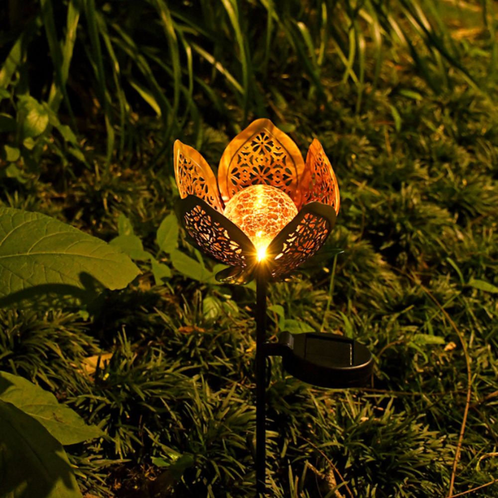 Lotusvormige lamp op zonne-ene - Outdoor Lighting Ground Fixtures recensie en prijs