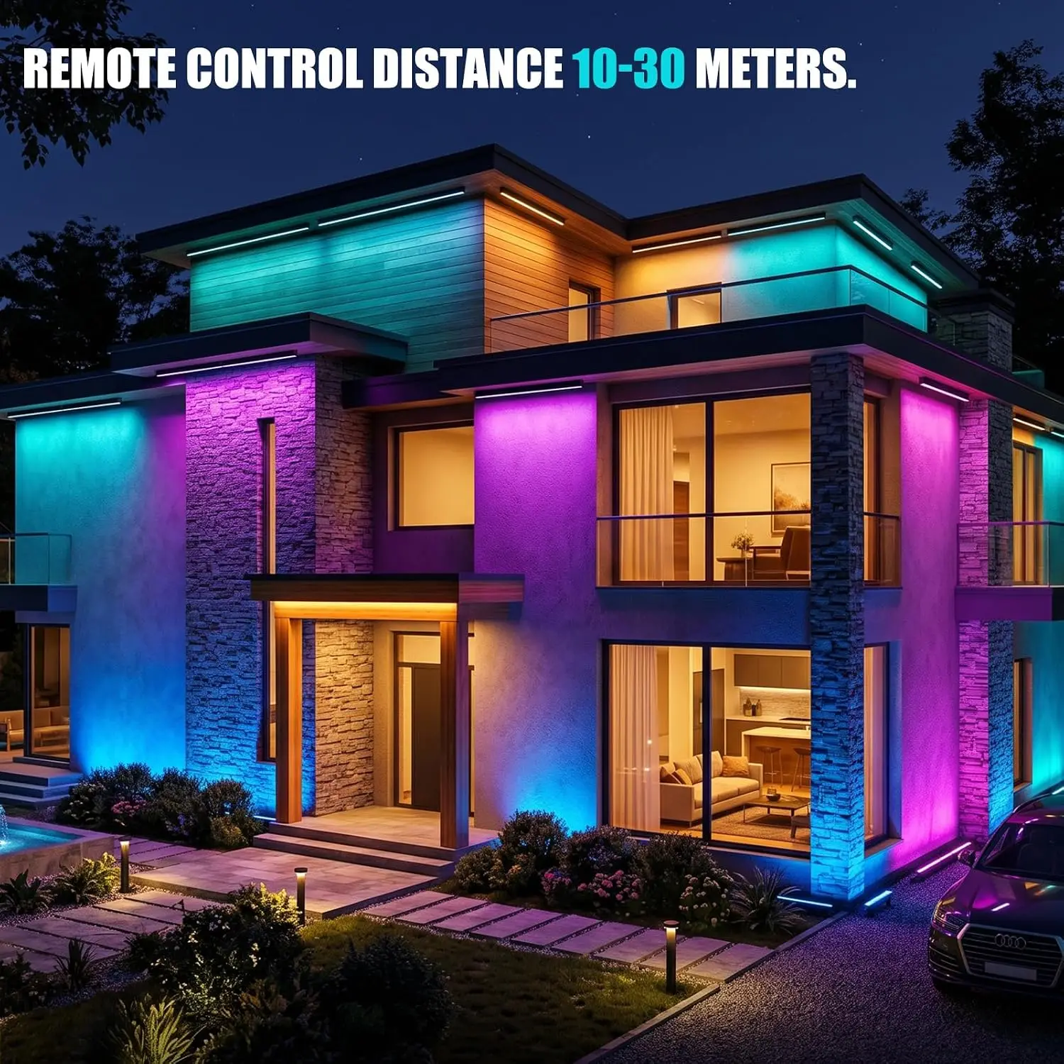 2-pack RGB Wall Washer Lights  - Color Changing Outdoor recensie en prijs