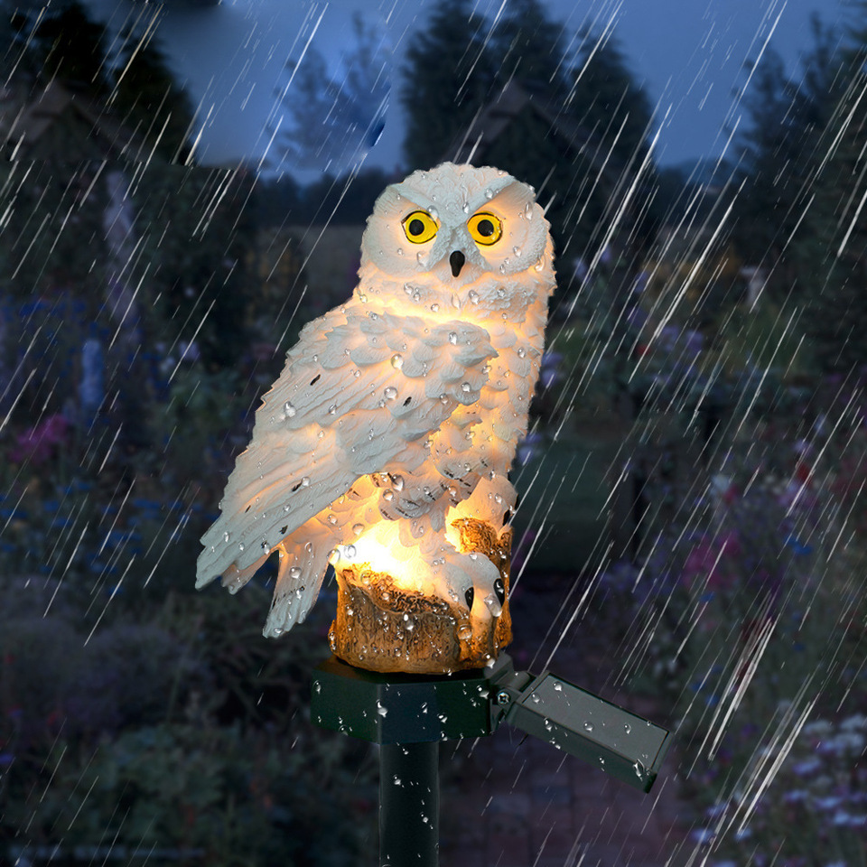 Solar Owl Statue Garden Light  - Outdoor Lighting Types recensie en prijs
