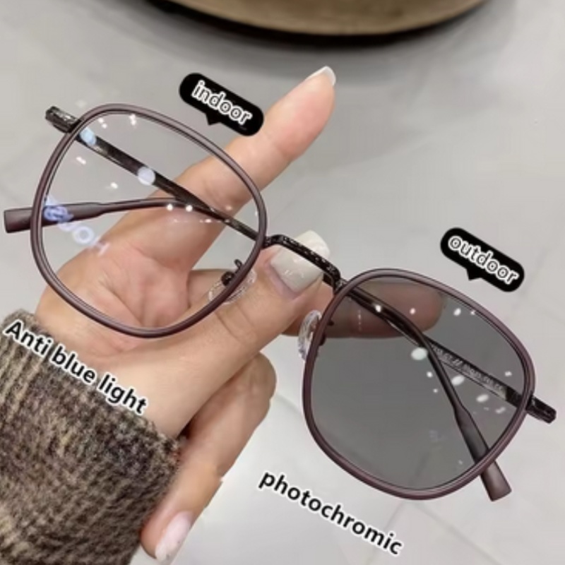 2 paar retro vierkante metalen - Color Changing Outdoor recensie en prijs