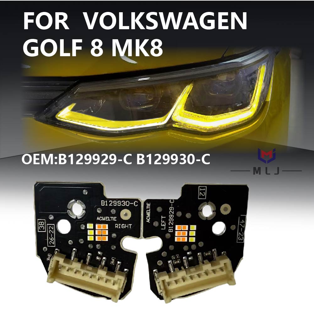 Voor Volkswagen Golf 8 MK8 B12 - Outdoor Lighting Yellow recensie en prijs