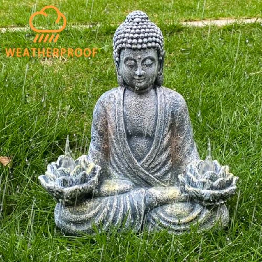 Boeddhabeeld voor binnen- en b - Outdoor Zen Lighting recensie en prijs