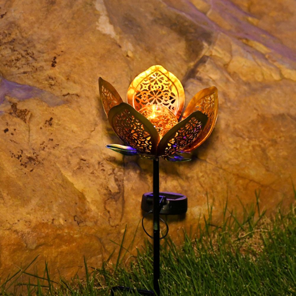 Lotusvormige lamp op zonne-ene - Outdoor Lighting Ground Fixtures recensie en prijs