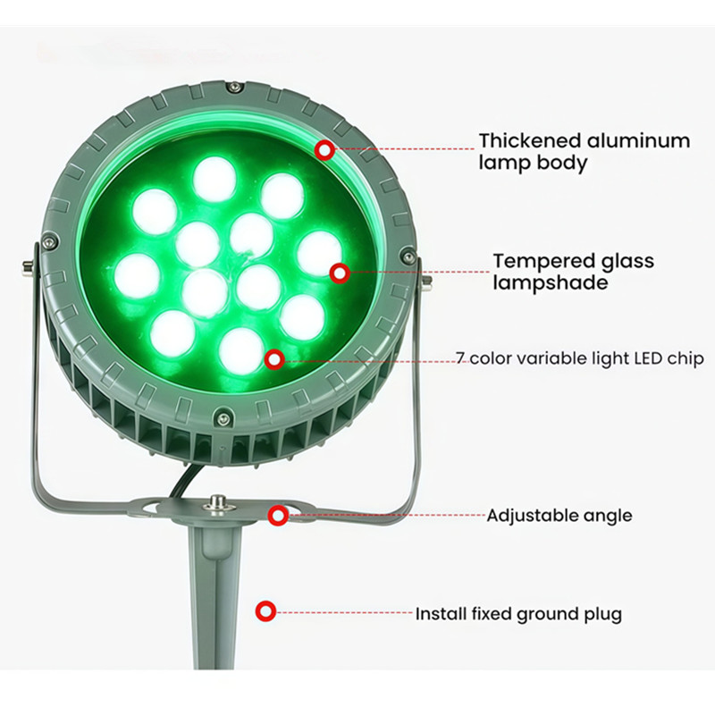 RGB LED Lamp Outdoor Buitenmuu - Outdoor Lighting Ground Fixtures recensie en prijs