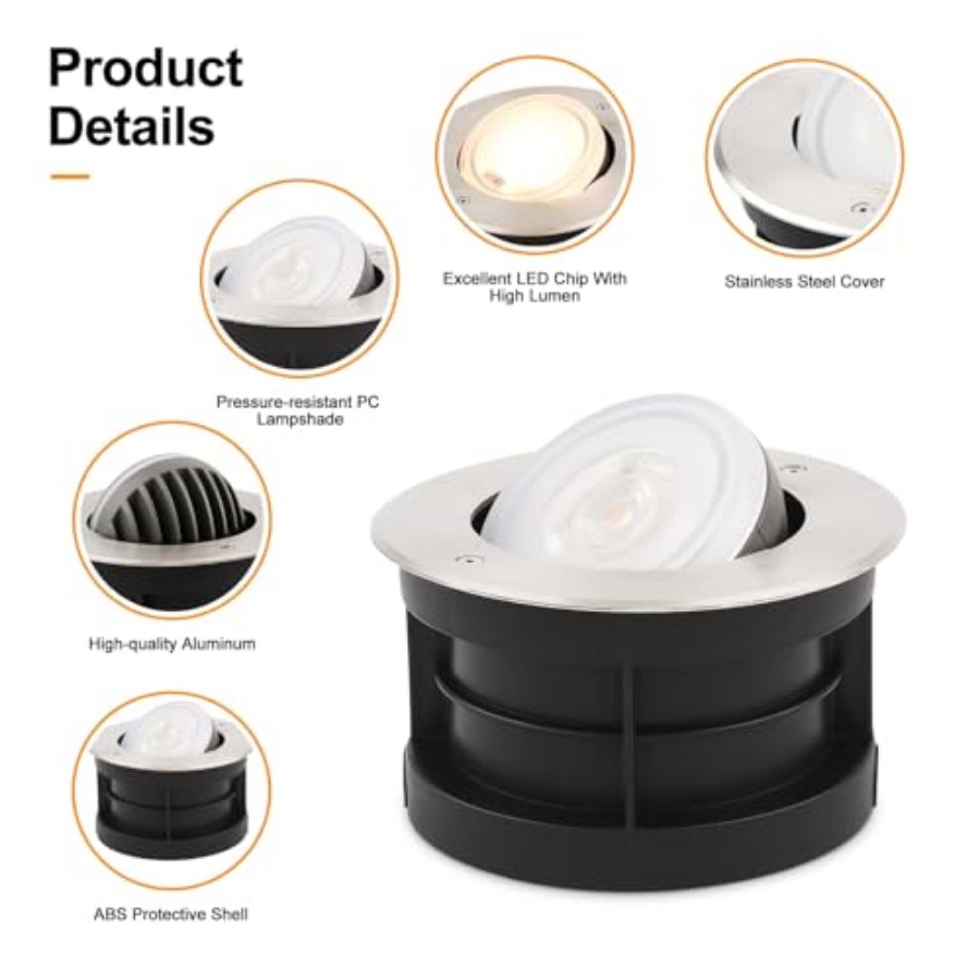 In de grond te plaatsen, hoekv - Outdoor Lighting Ground Fixtures recensie en prijs